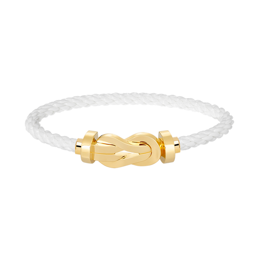 [✨ROSE✨]CHANCE LARGE 8 FIGURE BUCKLE NO DIAMOND BRACELET GOLD