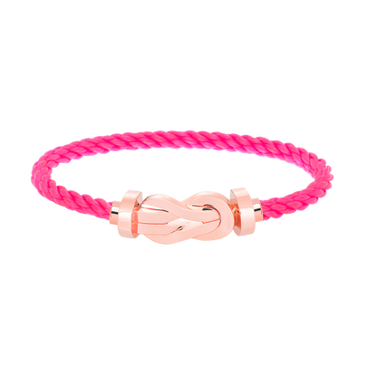 [✨ROSE✨]CHANCE LARGE 8 FIGURE BUCKLE NO DIAMOND BRACELET ROSE GOLD