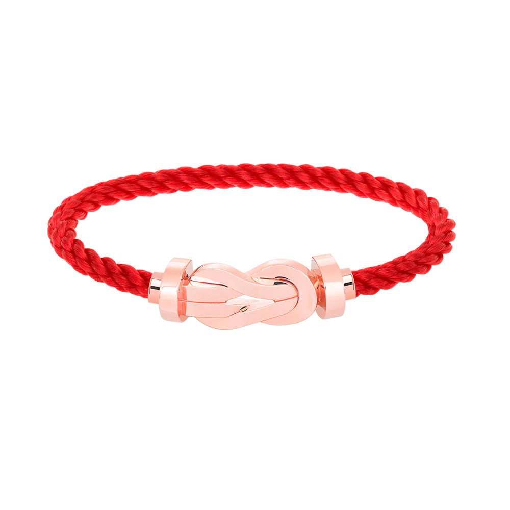 [✨ROSE✨]CHANCE LARGE 8 FIGURE BUCKLE NO DIAMOND BRACELET ROSE GOLD