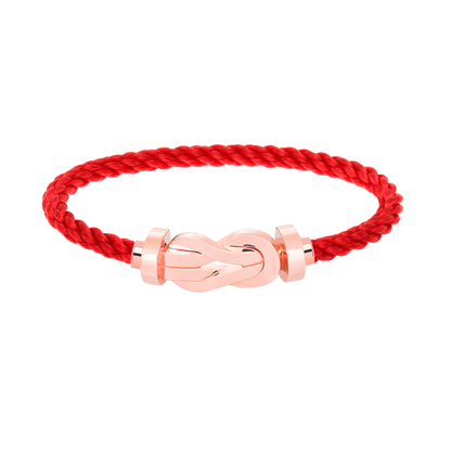 [✨ROSE✨]CHANCE LARGE 8 FIGURE BUCKLE NO DIAMOND BRACELET ROSE GOLD
