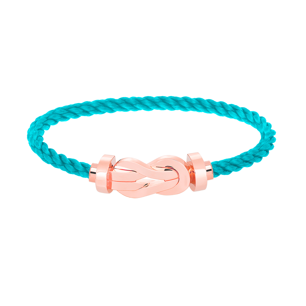 [✨ROSE✨]CHANCE LARGE 8 FIGURE BUCKLE NO DIAMOND BRACELET ROSE GOLD
