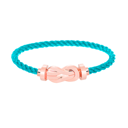 [✨ROSE✨]CHANCE LARGE 8 FIGURE BUCKLE NO DIAMOND BRACELET ROSE GOLD