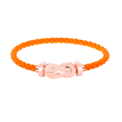 [✨ROSE✨]CHANCE LARGE 8 FIGURE BUCKLE NO DIAMOND BRACELET ROSE GOLD