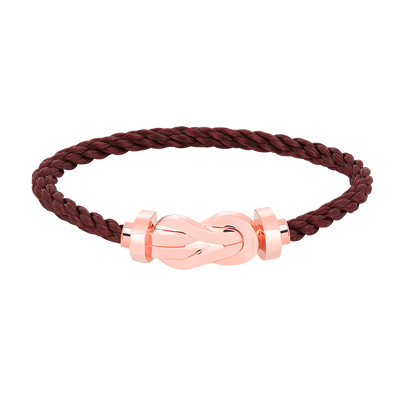 [✨ROSE✨]CHANCE LARGE 8 FIGURE BUCKLE NO DIAMOND BRACELET ROSE GOLD