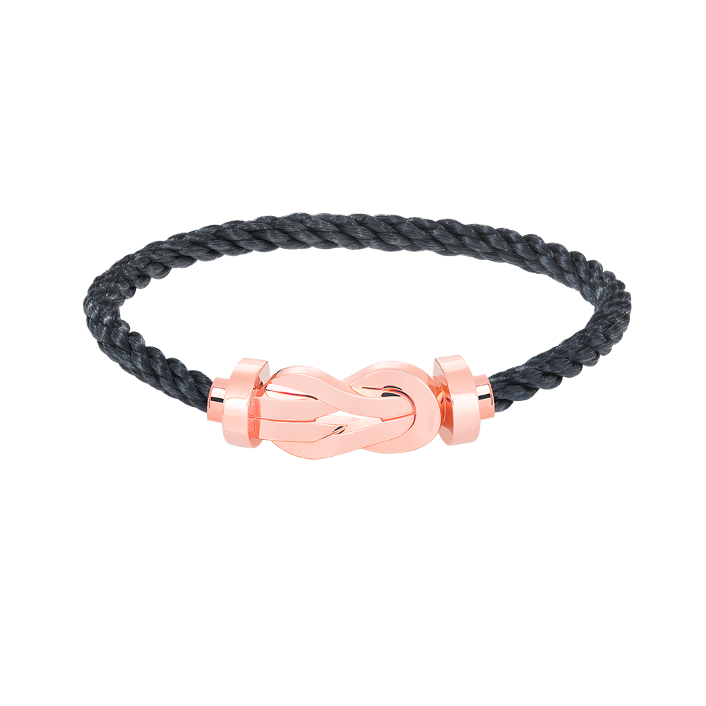 [✨ROSE✨]CHANCE LARGE 8 FIGURE BUCKLE NO DIAMOND BRACELET ROSE GOLD