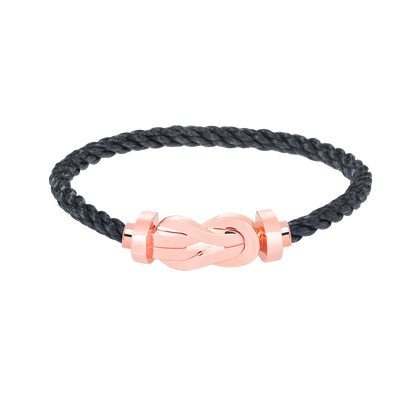 [✨ROSE✨]CHANCE LARGE 8 FIGURE BUCKLE NO DIAMOND BRACELET ROSE GOLD