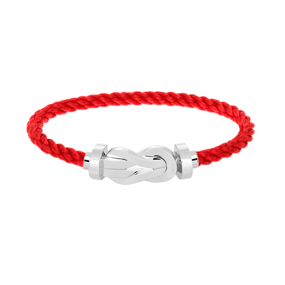 [✨ROSE✨]CHANCE LARGE 8 FIGURE BUCKLE NO DIAMOND BRACELET SILVER