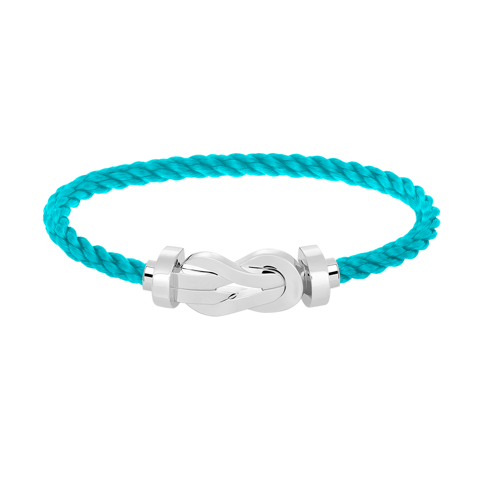 [✨ROSE✨]CHANCE LARGE 8 FIGURE BUCKLE NO DIAMOND BRACELET SILVER