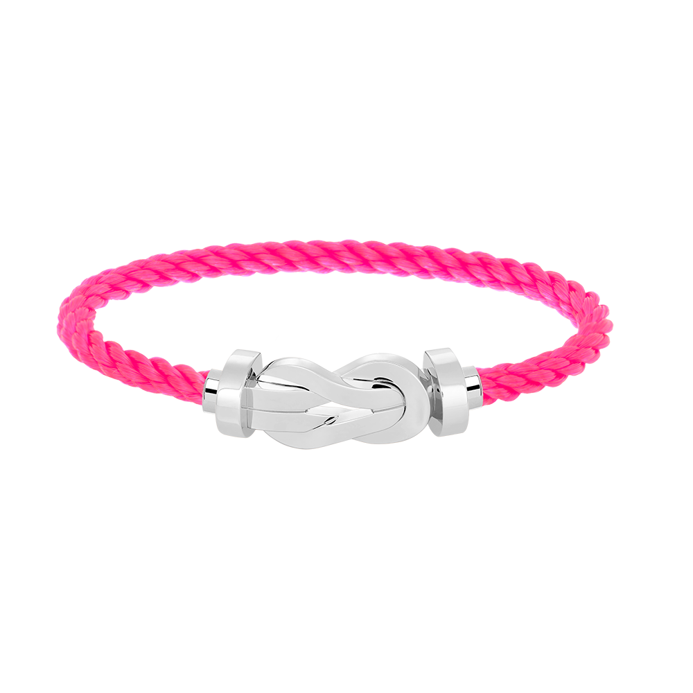 [✨ROSE✨]CHANCE LARGE 8 FIGURE BUCKLE NO DIAMOND BRACELET SILVER