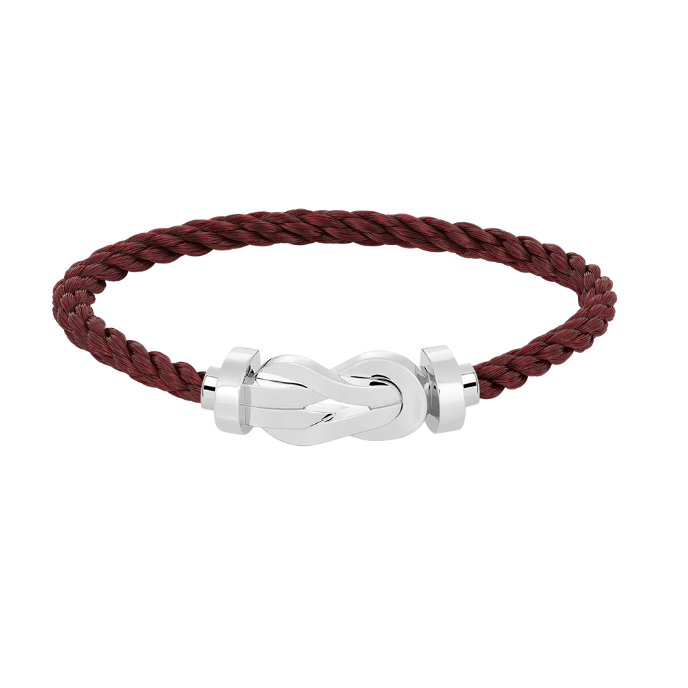 [✨ROSE✨]CHANCE LARGE 8 FIGURE BUCKLE NO DIAMOND BRACELET SILVER