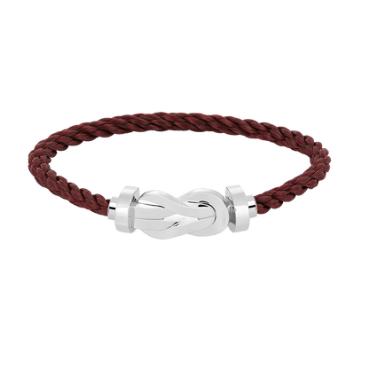 [✨ROSE✨]CHANCE LARGE 8 FIGURE BUCKLE NO DIAMOND BRACELET SILVER