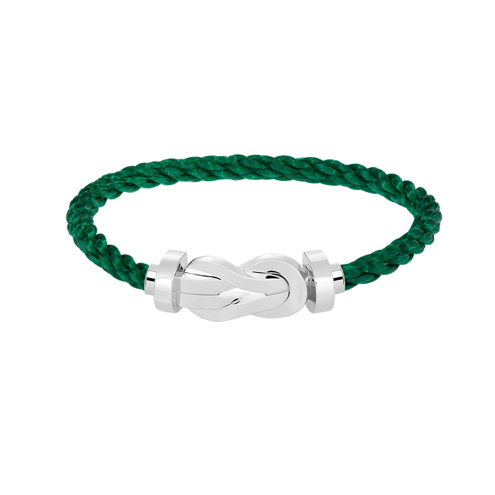 [✨ROSE✨]CHANCE LARGE 8 FIGURE BUCKLE NO DIAMOND BRACELET SILVER