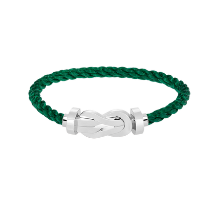 [✨ROSE✨]CHANCE LARGE 8 FIGURE BUCKLE NO DIAMOND BRACELET SILVER