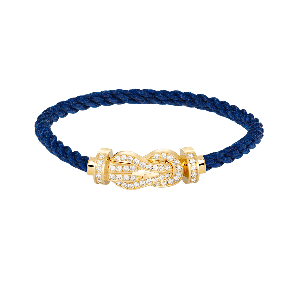 [✨ROSE✨]CHANCE LARGE 8 FIGURE BUCKLE FULLDIAMOND BRACELET GOLD