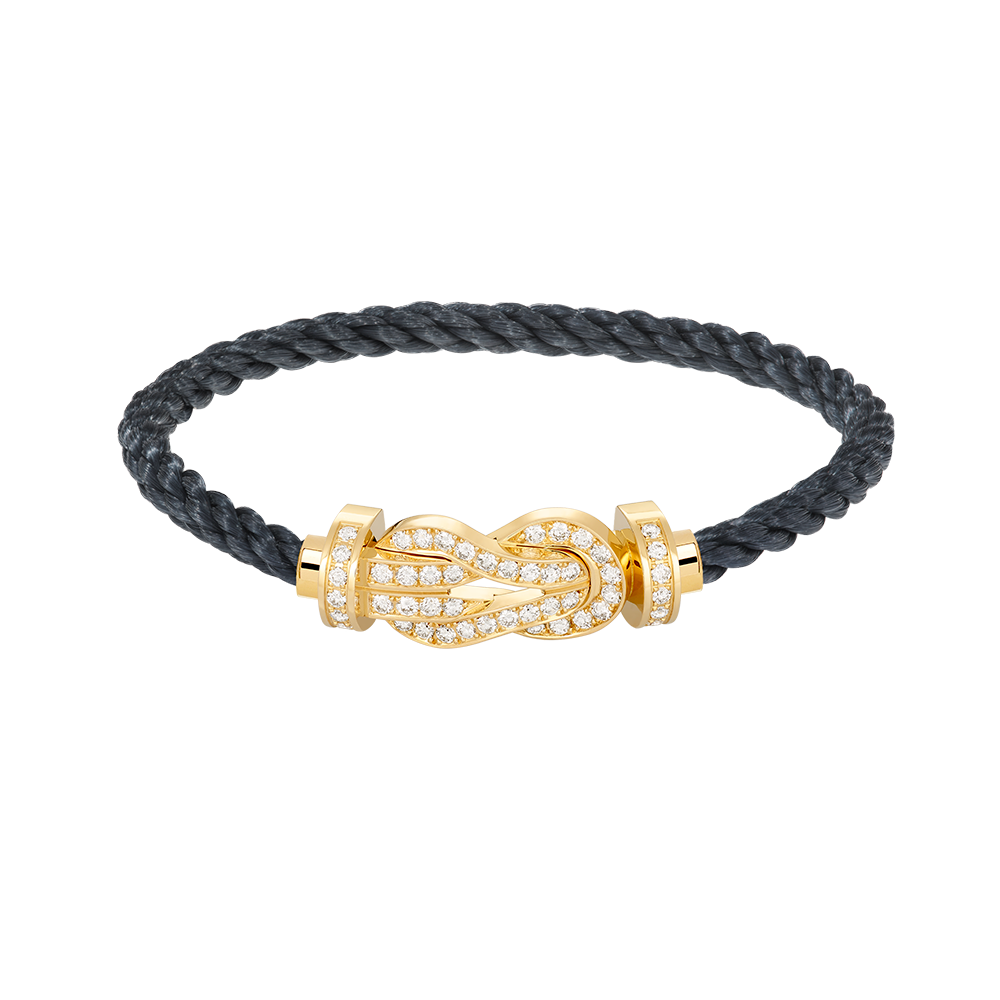 [✨ROSE✨]CHANCE LARGE 8 FIGURE BUCKLE FULLDIAMOND BRACELET GOLD