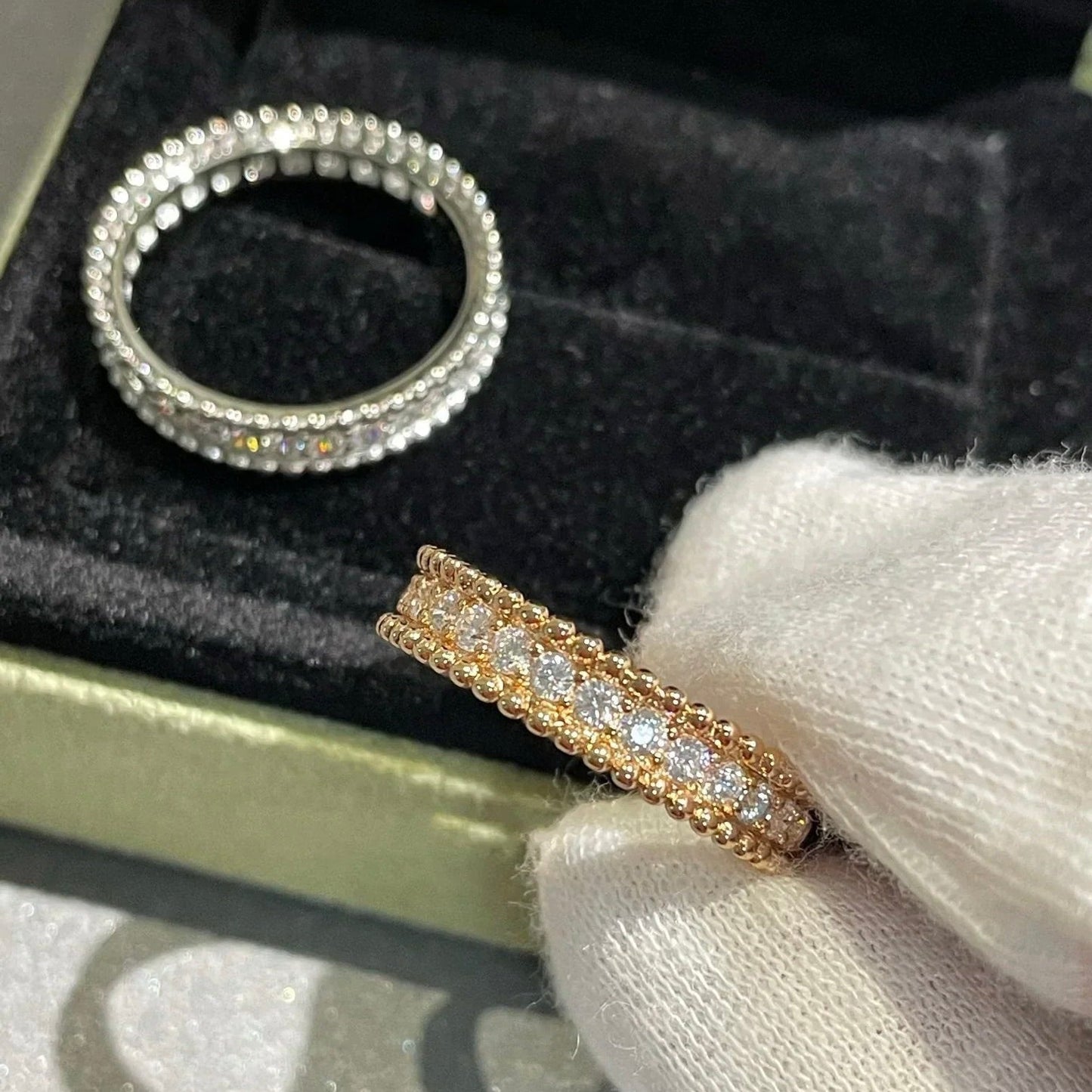 [✨ROSE✨]PERLEE DIAMOND ROSE GOLD RING