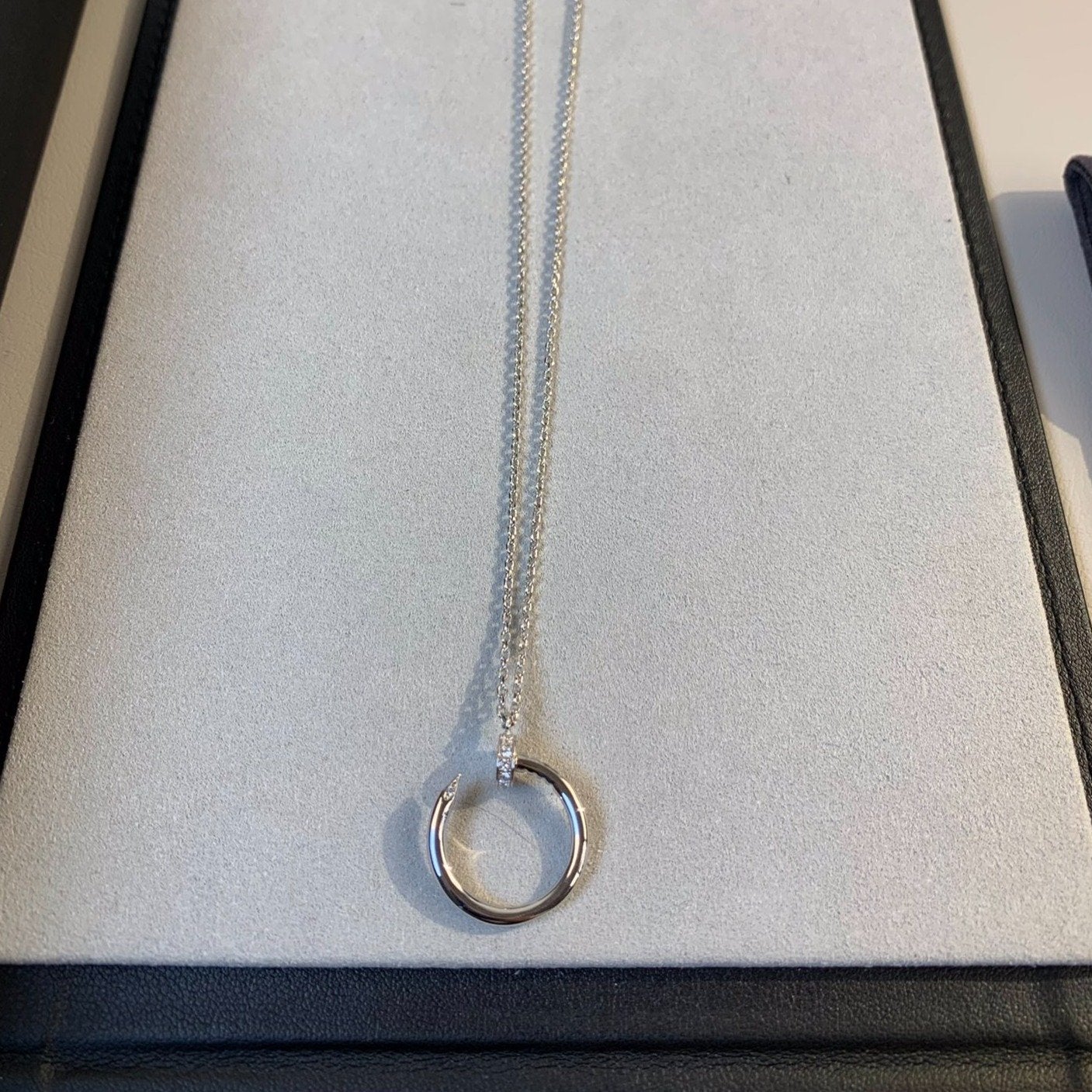 [✨ROSE✨]JUSTE NECKLACE SILVER