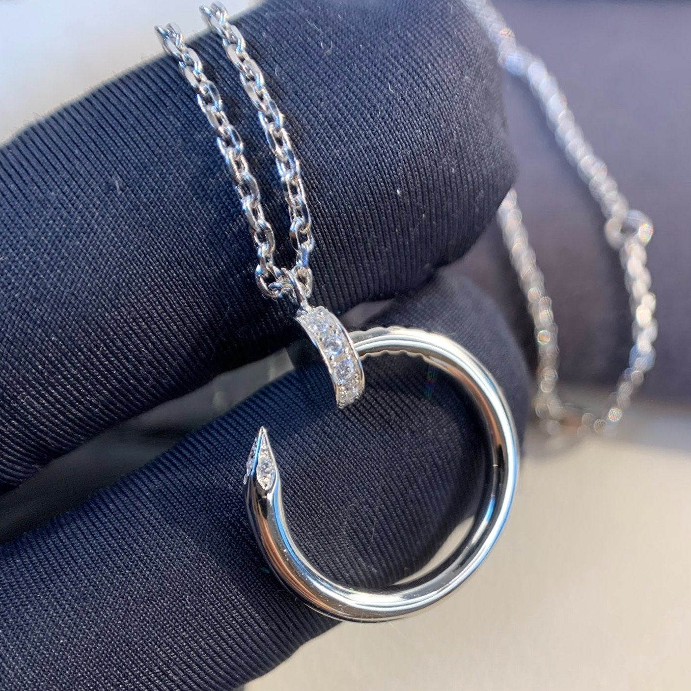 [✨ROSE✨]JUSTE NECKLACE SILVER