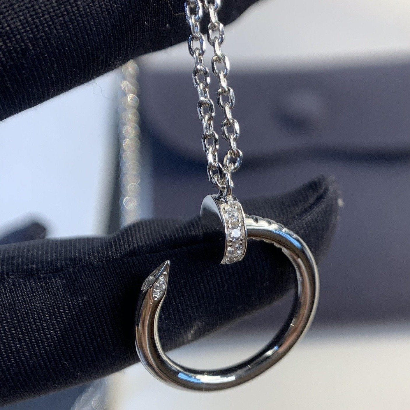[✨ROSE✨]JUSTE NECKLACE SILVER