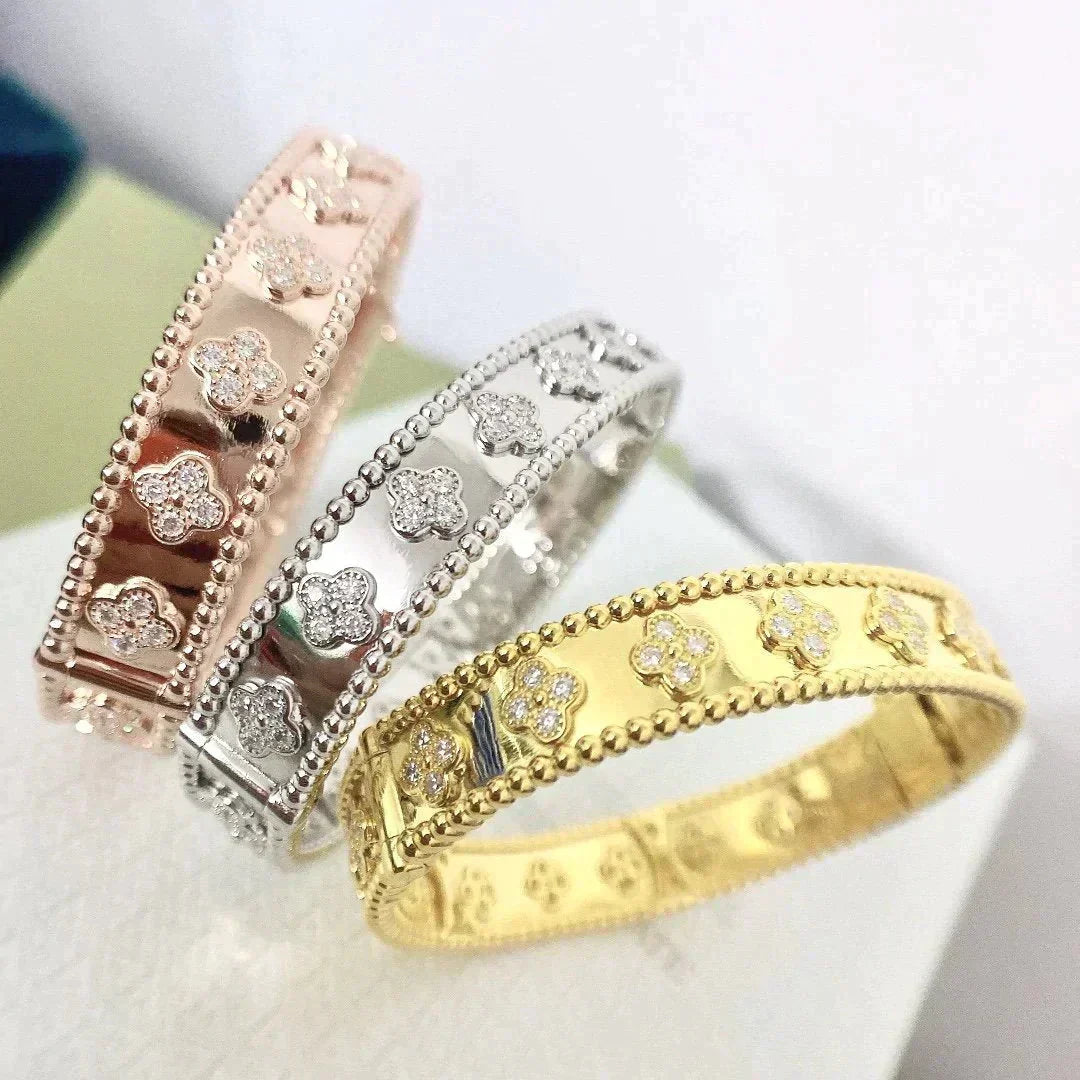 [✨ROSE✨]CLOVER BRACELET 8MM DIAMONDS