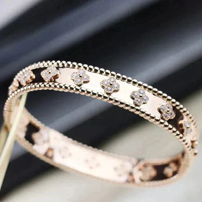 [✨ROSE✨]CLOVER BRACELET 8MM DIAMONDS