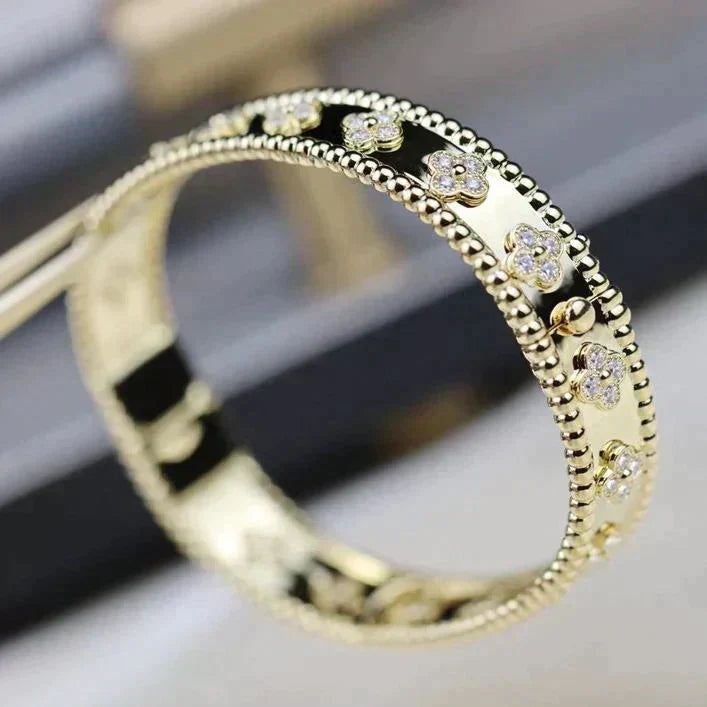 [✨ROSE✨]CLOVER BRACELET 8MM DIAMONDS