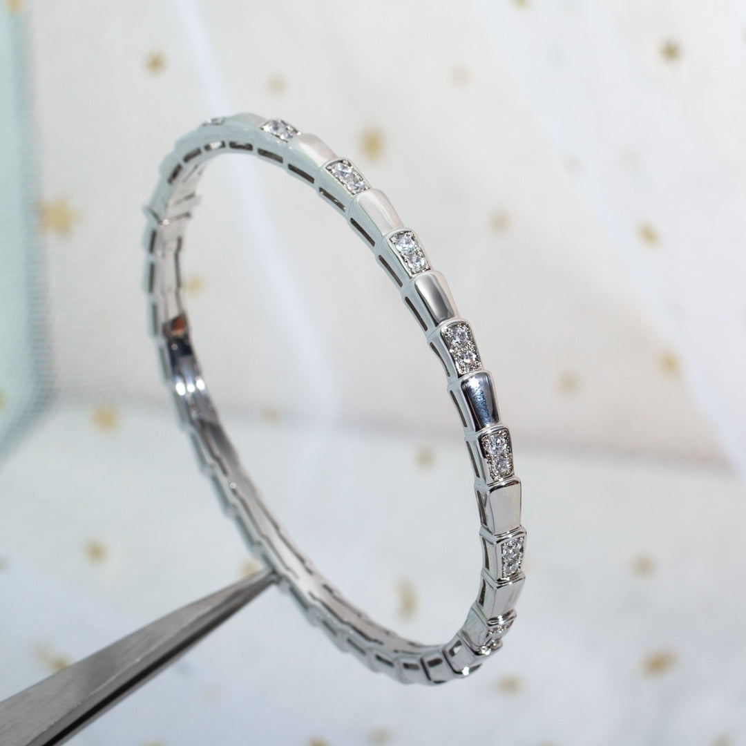 [✨ROSE✨]SERPENTI BRACELET SILVER DIAMOND