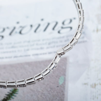 [✨ROSE✨]SERPENTI BRACELET SILVER DIAMOND