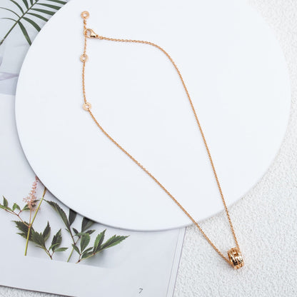 [✨ROSE✨]PARENTESI NECKLACE PINK GOLD