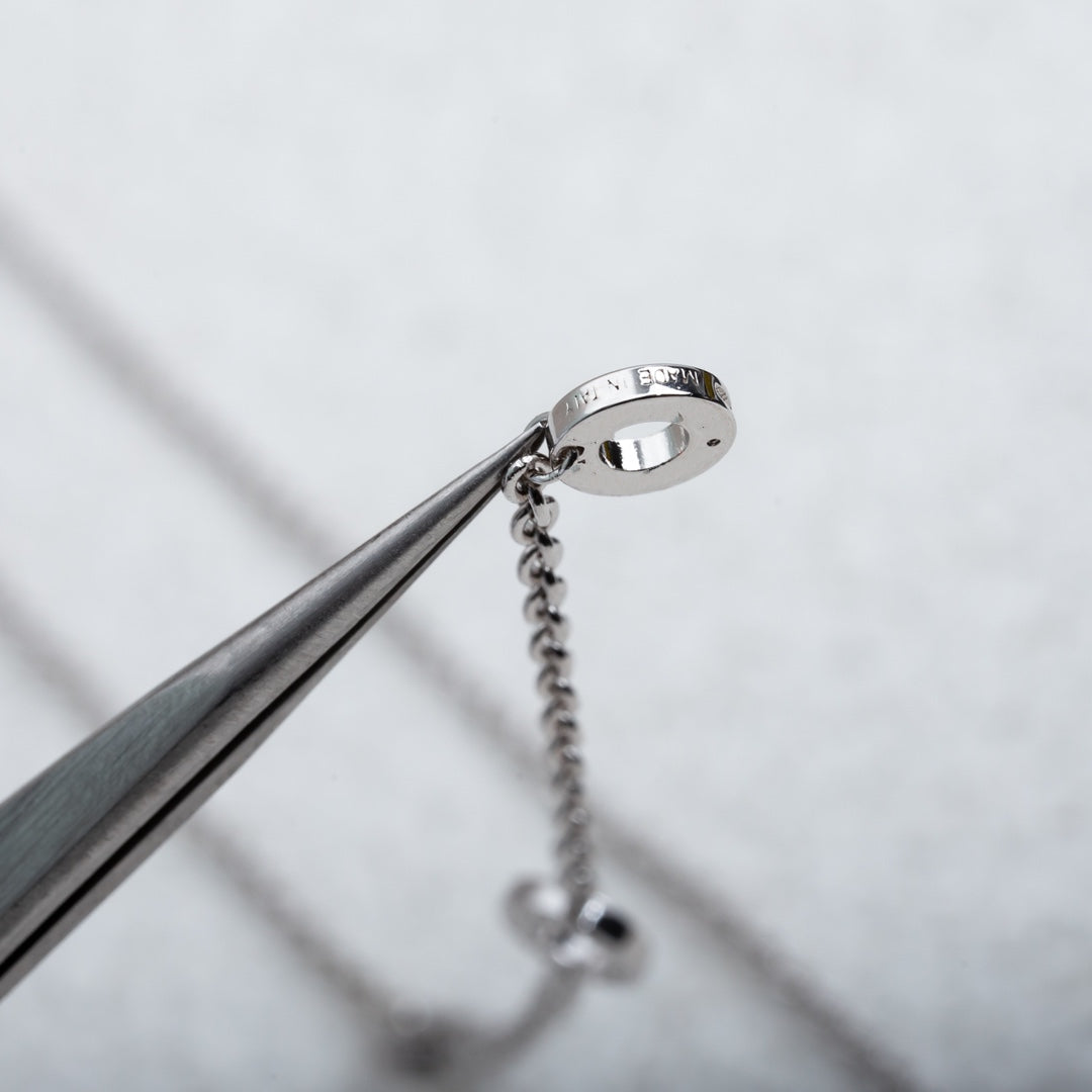 [✨ROSE✨]PARENTESI NECKLACE SILVER