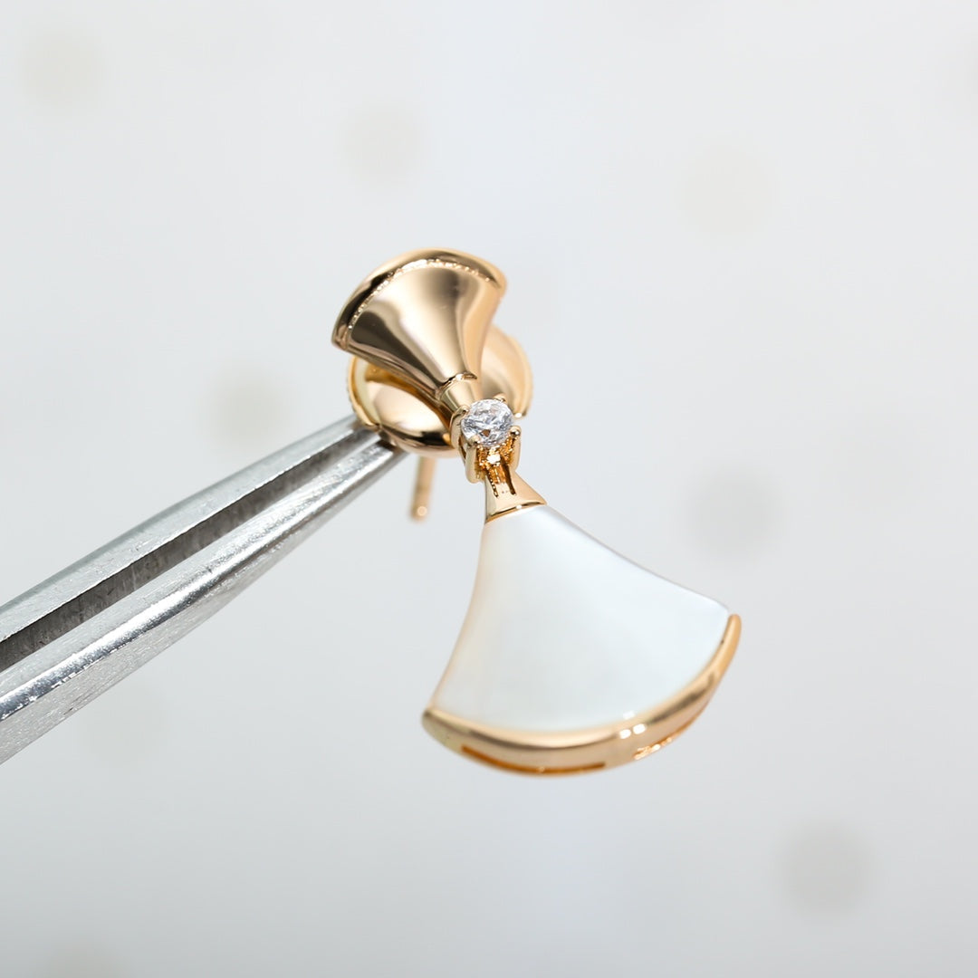 [✨ROSE✨]DREAM MOP PINK GOLD EARRINGS