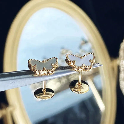 [✨ROSE✨]SWEET BUTTERFLY MOP EARSTUDS
