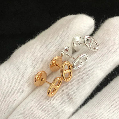 [✨ROSE✨]CHAINE SMALL EARRINGS GOLD AND SILVER