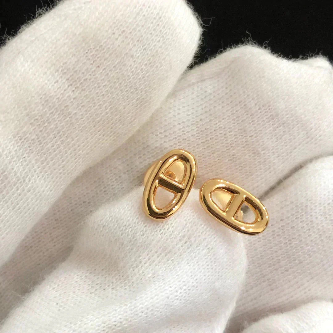[✨ROSE✨]CHAINE SMALL EARRINGS GOLD AND SILVER