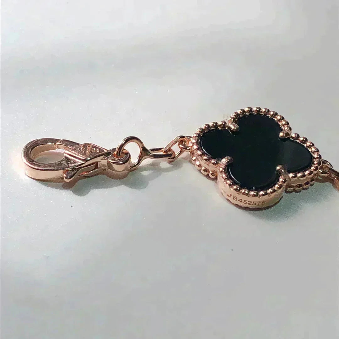 [✨ROSE✨]CLOVER 5 MOTIFS MULTICOLOR  BRACELET