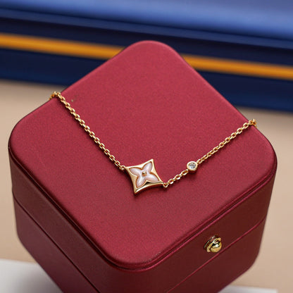 [✨ROSE✨]STAR 1 DIAMOND PINK GOLD BRACELET