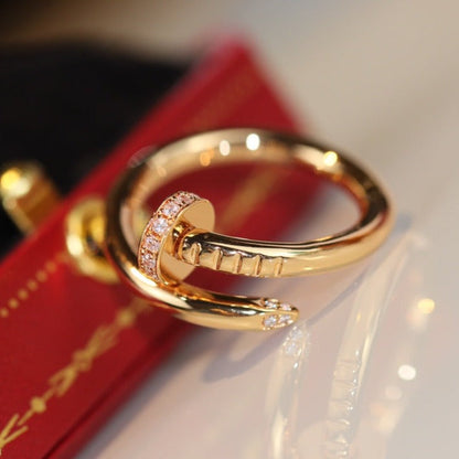 [✨ROSE✨]JUSTE RING 2.65MM GOLD DIAMOND