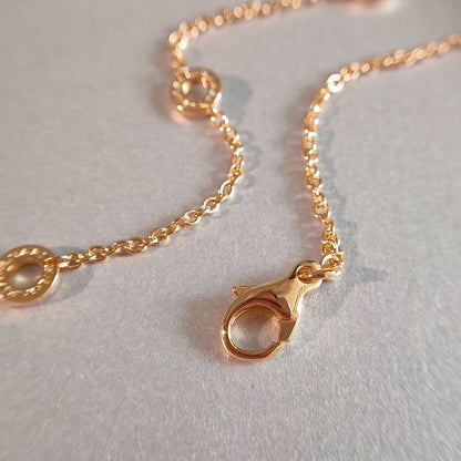 [✨ROSE✨]ZERO 1 NECKLACE PINK GOLD