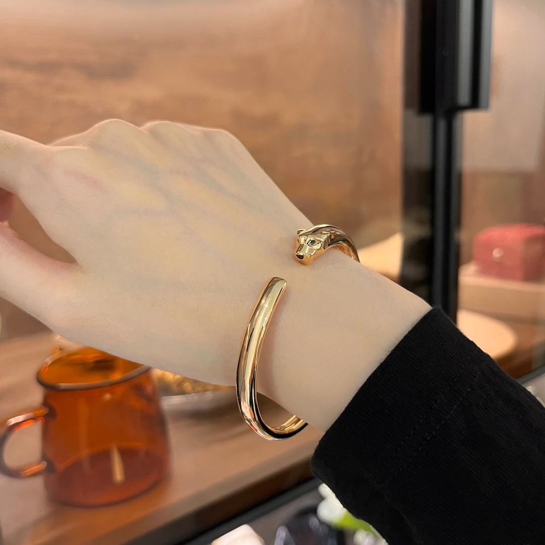 [✨ROSE✨]PANTHERE GOLD OPEN BRACELET