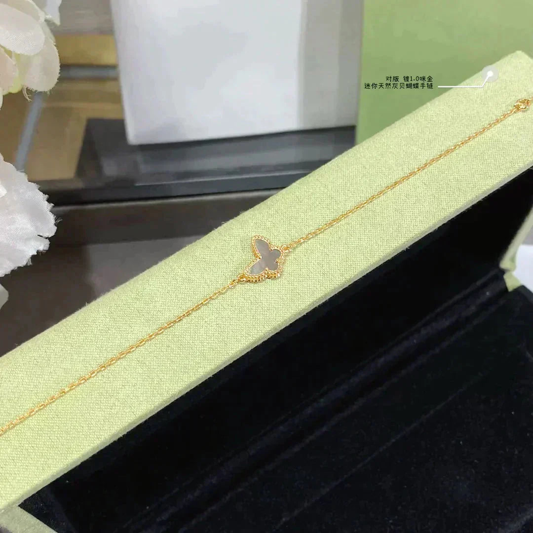 [✨ROSE✨]BUTTERFLY DARK MOP BUTTERFLY BRACELET