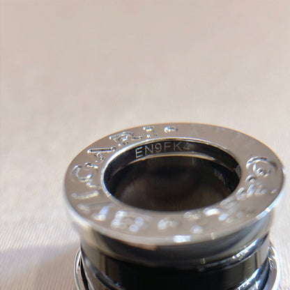 [✨ROSE✨]ZERO 1 BLACK CERAMIC SILVER NECKLACE