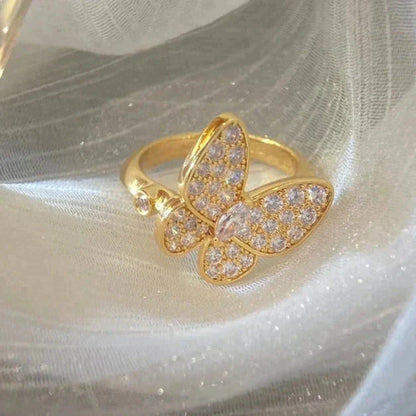 [✨ROSE✨]BUTTERFLY DIAMOND RING