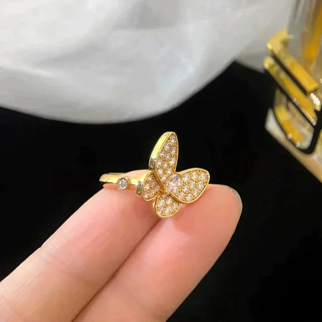 [✨ROSE✨]BUTTERFLY DIAMOND RING