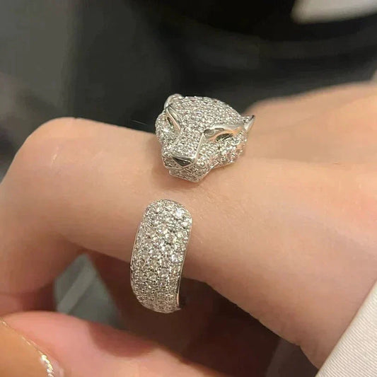 [✨ROSE✨]PANTHERE 5.5MM ALL DIAMOND RING