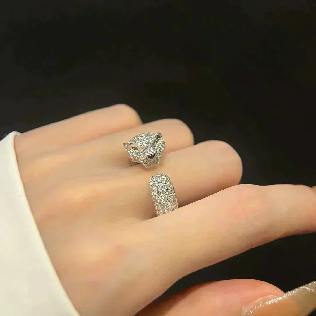 [✨ROSE✨]PANTHERE 5.5MM ALL DIAMOND RING