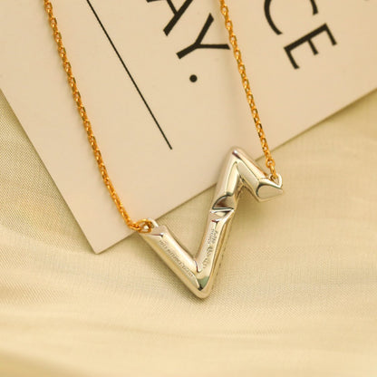 [✨ROSE✨]VOLT SILVER DIAMOND PEDANT NECKLACE