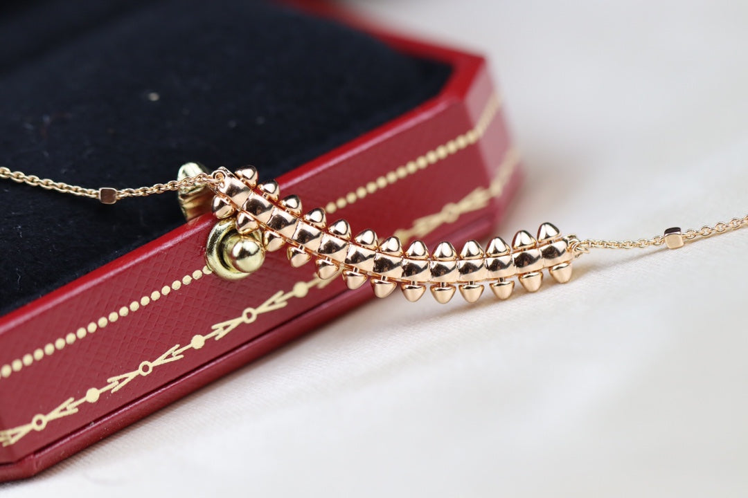 [✨ROSE✨]CLASH PINK GOLD NECKLACE