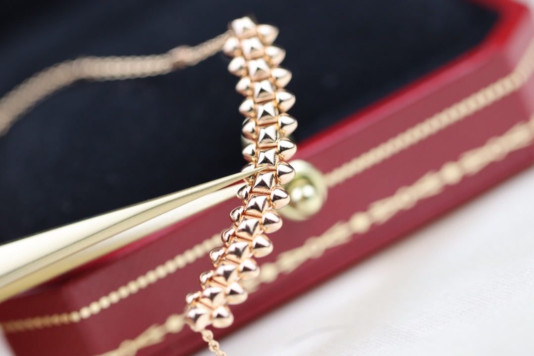 [✨ROSE✨]CLASH PINK GOLD NECKLACE
