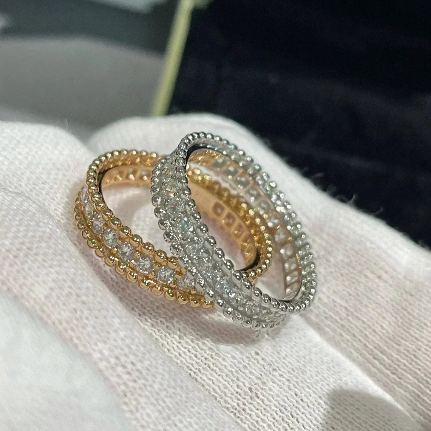 [✨ROSE✨]PERLEE DIAMOND ROSE GOLD RING