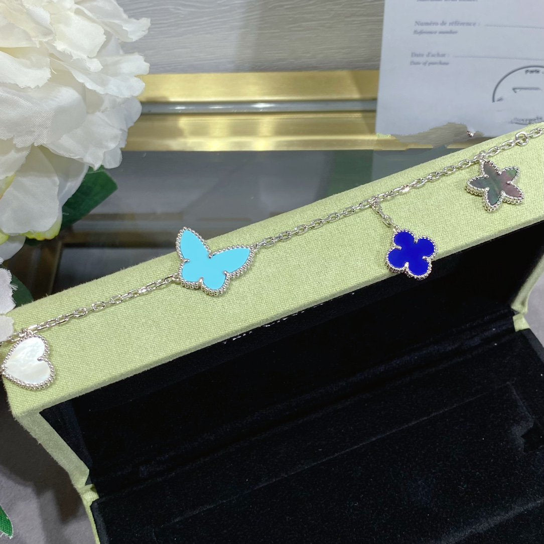 [✨ROSE✨]LUCKY SPRING SILVER BRACELET 4 MOTIF